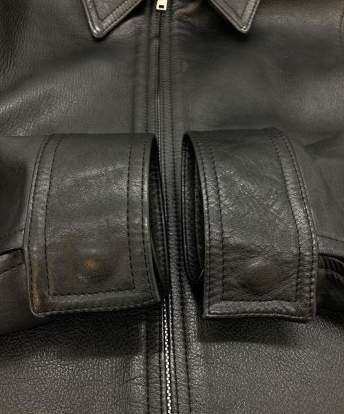 WACKO MARIA（ワコマリア）WACKO MARIA (ワコマリア) レザージャケット ブラック サイズ:Mの古着・服飾アイテム