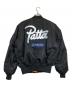 ALPHA (アルファ) Patta (パタ) バックロゴプリントリバーシブルナイロンブルゾン ブラック サイズ:MEDIUM：18000円