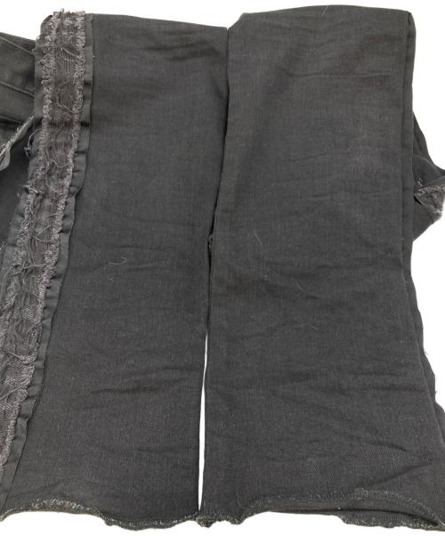 fagassent（ファガッセン）fagassent (ファガッセン) ダメージ加工デニムパンツ ブラック サイズ:30の古着・服飾アイテム
