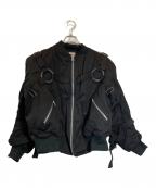 UNFINISHEDアンフィニシュト）の古着「TYPE PボンテージMA-1」｜ブラック