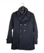 ）の古着「Wool and nylon peacoat」｜ネイビー