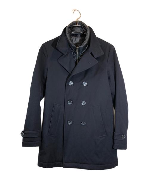 HERNO（ヘルノ）HERNO (ヘルノ) Wool and nylon peacoat ネイビー サイズ:SIZE 44の古着・服飾アイテム