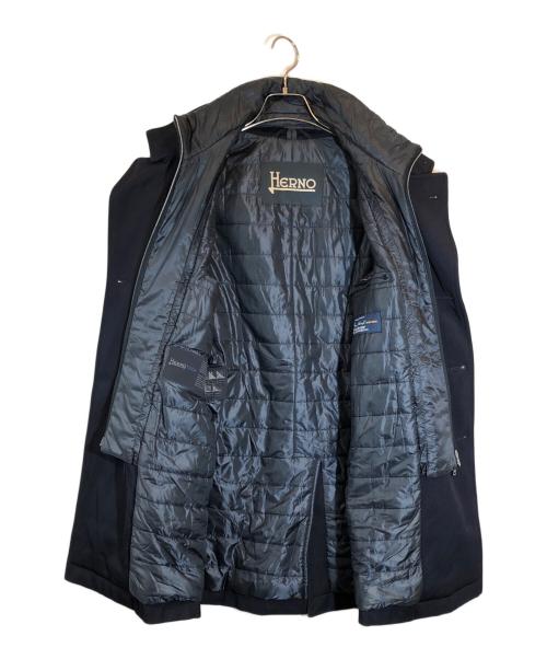 HERNO（ヘルノ）HERNO (ヘルノ) Wool and nylon peacoat ネイビー サイズ:SIZE 44の古着・服飾アイテム