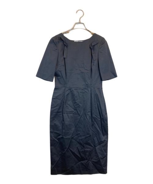 JIL SANDER（ジルサンダー）JIL SANDER (ジルサンダー) S/S リボンワンピース ブラック サイズ:SIZE 34の古着・服飾アイテム