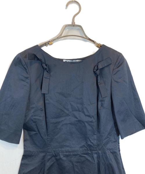 JIL SANDER（ジルサンダー）JIL SANDER (ジルサンダー) S/S リボンワンピース ブラック サイズ:SIZE 34の古着・服飾アイテム