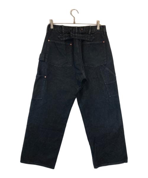 COMOLI（コモリ）COMOLI (コモリ) ペインターパンツ ブラック サイズ:SIZE 2の古着・服飾アイテム