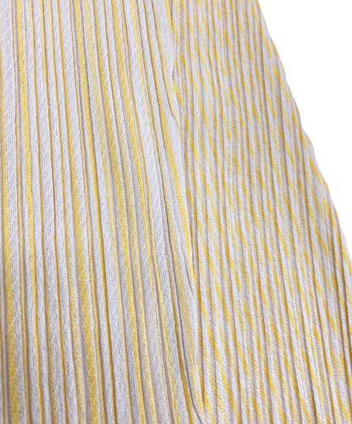 PLEATS PLEASE（プリーツプリーズ）PLEATS PLEASE (プリーツプリーズ) プリーツワンピース イエロー サイズ:SIZE 4の古着・服飾アイテム
