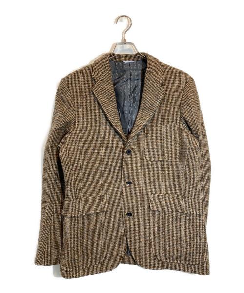 kenneth field（ケネスフィールド）kenneth field (ケネスフィールド) 3Bツイードジャケット ブラウン サイズ:40の古着・服飾アイテム