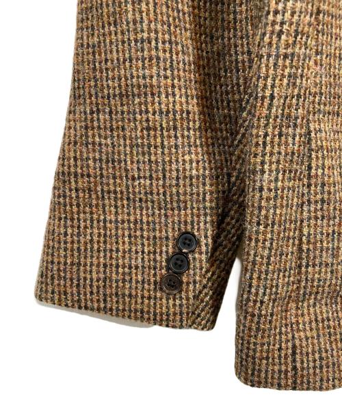 kenneth field（ケネスフィールド）kenneth field (ケネスフィールド) 3Bツイードジャケット ブラウン サイズ:40の古着・服飾アイテム