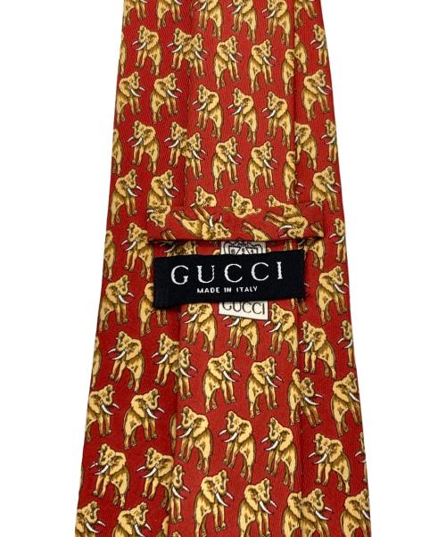 GUCCI（グッチ）GUCCI (グッチ) シルクネクタイ レッド サイズ:下記参照の古着・服飾アイテム