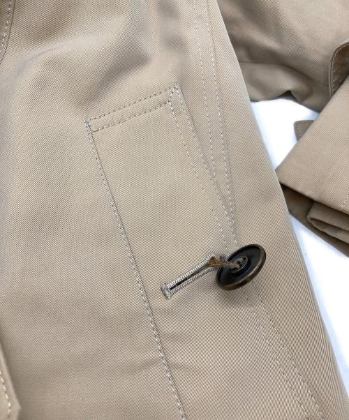 Burberry's（バーバリー）Burberry's (バーバリーズ) ファー付裏ノバチェックコート ベージュ サイズ:36の古着・服飾アイテム