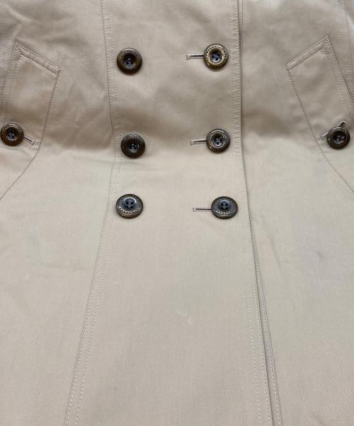 Burberry's（バーバリー）Burberry's (バーバリーズ) ファー付裏ノバチェックコート ベージュ サイズ:36の古着・服飾アイテム