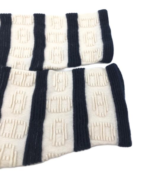 HERMES（エルメス）HERMES (エルメス) カシミヤコットンニット ホワイト サイズ:34の古着・服飾アイテム