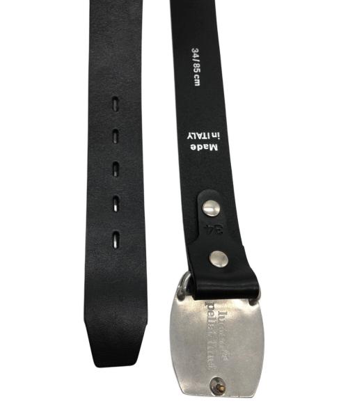 lucien pellat-finet（ルシアン・ペラフィネ）lucien pellat-finet (ルシアン・ペラフィネ) スカルバックルベルト ブラックの古着・服飾アイテム