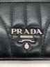 中古・古着 PRADA (プラダ) NAPPA IMPUNTURE ナッパ インプントゥーレ カードホルダー ブラック サイズ:下記参照：17000円