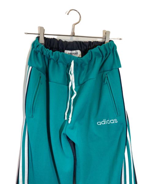 DISCOVERED（ディスカバード）DISCOVERED (ディスカバード) 再構築トラックパンツ グリーン×ブラック サイズ:ウエスト66cmの古着・服飾アイテム