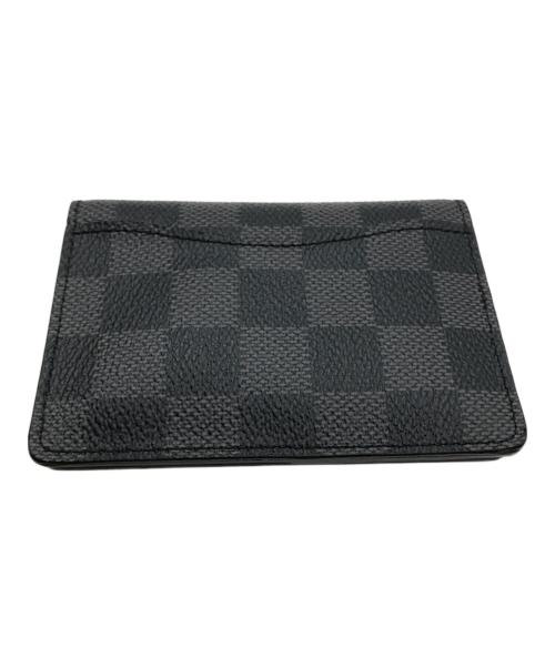 LOUIS VUITTON（ルイ ヴィトン）LOUIS VUITTON (ルイ ヴィトン) カードケース ブラックの古着・服飾アイテム