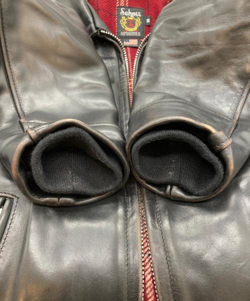 Schott（ショット）Schott (ショット) 6103US レザージャケット ブラック サイズ:SIZE 36の古着・服飾アイテム