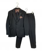 G-Stageジーステージ）の古着「バブルニットジャージセットアップスーツ」｜ブラック