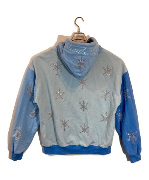 Unknown london（アンノウンロンドン）Unknown london (アンノウンロンドン) ジップパーカー ブルー サイズ:SIZE XLの古着・服飾アイテム