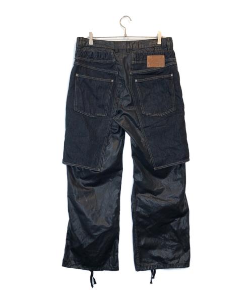 ZARA（ザラ）ZARA (ザラ) ADSB ANDERSSON BELL (アンダースンベル) コンビネーションオーバーレイヤージーンズ ブラック サイズ:34の古着・服飾アイテム