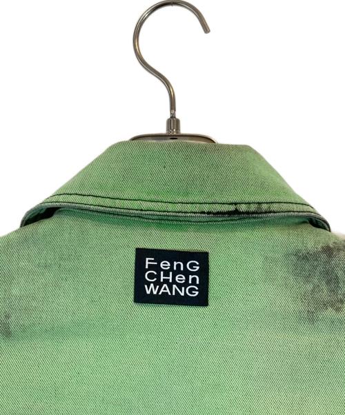 FenG CHen WANG（フェンチェンワン）FenG CHen WANG (フェンチェンワン) デニムジャケット グリーン サイズ:SIZE Sの古着・服飾アイテム