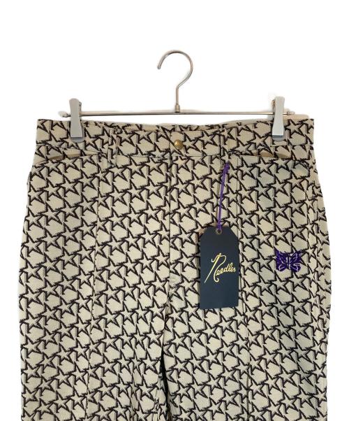 Needles（ニードルズ）Needles (ニードルズ) Track Pant - Poly Jq. ベージュ サイズ:SIZE Mの古着・服飾アイテム