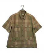 Engineered Garmentsエンジニアドガーメンツ）の古着「ブッシュシャツ」｜ベージュ