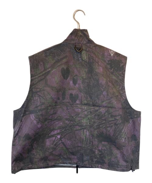 South2 West8（サウスツー ウエストエイト）South2 West8 (サウスツー ウエストエイト) River Trek オーバー ベスト パープル サイズ:SIZE Lの古着・服飾アイテム