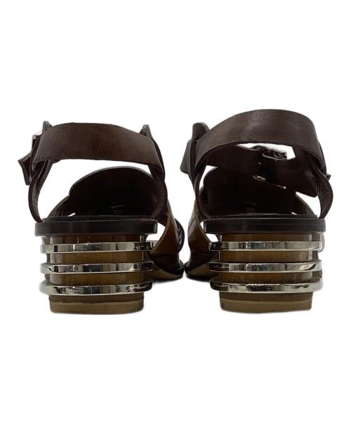 MARNI（マルニ）MARNI (マルニ) サンダル ブラウン サイズ:35.5の古着・服飾アイテム