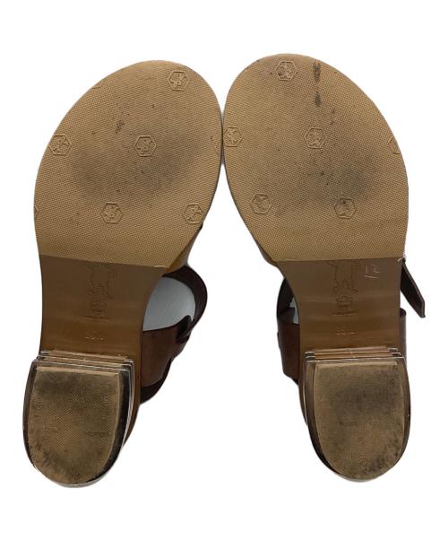 MARNI（マルニ）MARNI (マルニ) サンダル ブラウン サイズ:35.5の古着・服飾アイテム