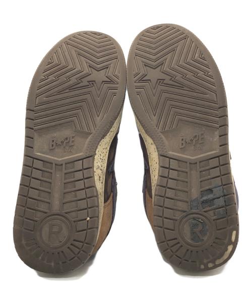 A BATHING APE（ア ベイシング エイプ）A BATHING APE (ア ベイシング エイプ) ローカットスニーカー ブラウン サイズ:26.5㎝の古着・服飾アイテム