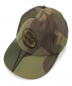 sacai×KAWSサカイ×カウズ）の古着「キャップ」｜グリーン