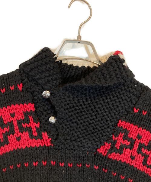 POLO RALPH LAUREN（ポロ・ラルフローレン）POLO RALPH LAUREN (ポロ・ラルフローレン) ショールカラーニット ブラック サイズ:Lの古着・服飾アイテム