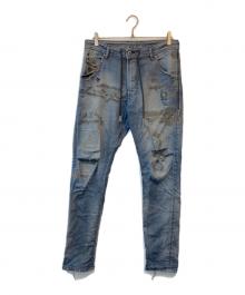 DIESEL（ディーゼル）の古着「ダメージ加工ジョグジーンズ」｜インディゴ