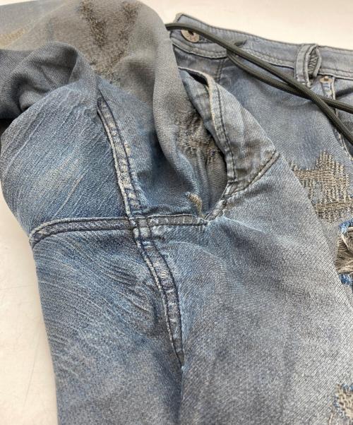 DIESEL（ディーゼル）DIESEL (ディーゼル) ダメージ加工ジョグジーンズ インディゴ サイズ:32の古着・服飾アイテム
