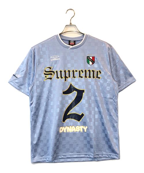 SUPREME（シュプリーム）Supreme (シュプリーム) UMBRO (アンブロ) Umbro Soccer Jersey ブルー サイズ:SIZE Lの古着・服飾アイテム
