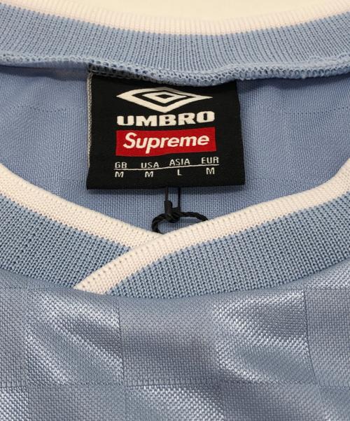 SUPREME（シュプリーム）Supreme (シュプリーム) UMBRO (アンブロ) Umbro Soccer Jersey ブルー サイズ:SIZE Lの古着・服飾アイテム
