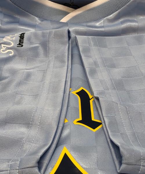 SUPREME（シュプリーム）Supreme (シュプリーム) UMBRO (アンブロ) Umbro Soccer Jersey ブルー サイズ:SIZE Lの古着・服飾アイテム