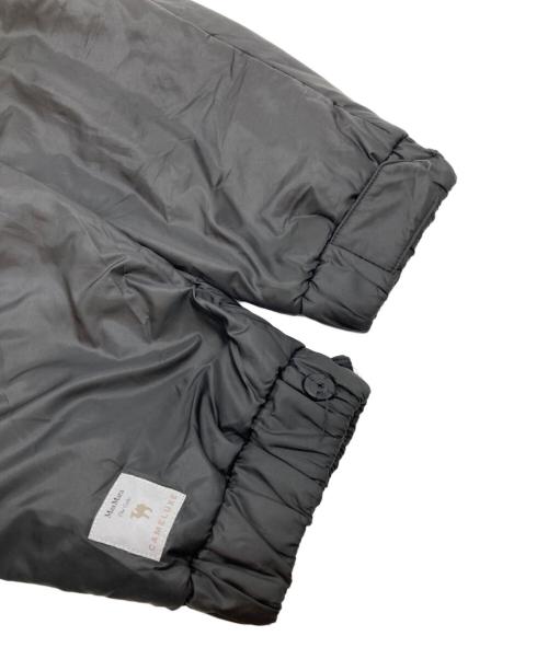 MaxMara（マックスマーラ）MaxMara (マックスマーラ) ドローストリング フーデッド ジャケット ブラック サイズ:３６の古着・服飾アイテム