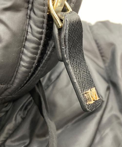 MaxMara（マックスマーラ）MaxMara (マックスマーラ) ドローストリング フーデッド ジャケット ブラック サイズ:３６の古着・服飾アイテム