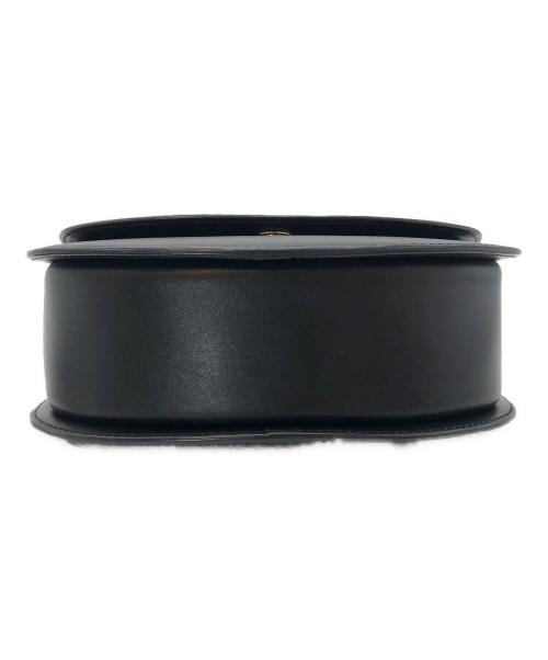 A.P.C.（アーペーセー）A.P.C. (アーペーセー) レザーショルダーバッグ ブラックの古着・服飾アイテム