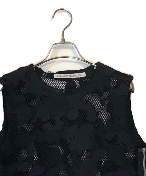 JOHN LAWRENCE SULLIVAN（ジョン ローレンス サリバン）JOHN LAWRENCE SULLIVAN (ジョン ローレンス サリバン) レースベスト ブラック サイズ:Xの古着・服飾アイテム
