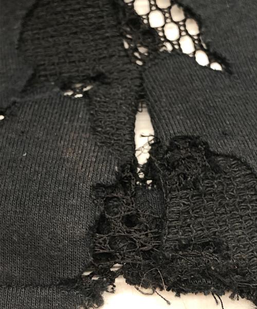 JOHN LAWRENCE SULLIVAN（ジョン ローレンス サリバン）JOHN LAWRENCE SULLIVAN (ジョン ローレンス サリバン) レースベスト ブラック サイズ:Xの古着・服飾アイテム