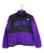 THE NORTH FACE×SUPREMEザ ノース フェイス×シュプリーム）の古着「Arrc Logo Denali Fleece Jacket」｜パープル
