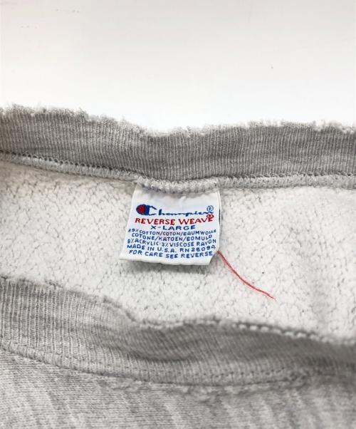 Champion REVERSE WEAVE（チャンピオン リバース ウィーブ）Champion REVERSE WEAVE (チャンピオン リバース ウィーブ) スウェット グレー サイズ:X-LARGEの古着・服飾アイテム