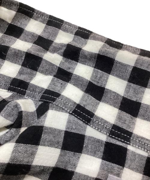 COMME des GARCONS HOMME（コムデギャルソン オム）COMME des GARCONS HOMME (コムデギャルソン オム) panel switching open collar shirt ブラック×レッド サイズ:下記参照の古着・服飾アイテム