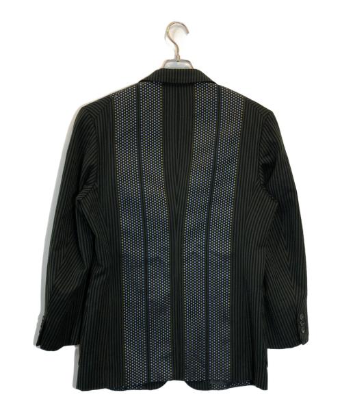 COMME des GARCONS HOMME PLUS（コムデギャルソンオムプリュス）COMME des GARCONS HOMME PLUS (コムデギャルソンオムプリュス) パネルテーラードジャケット グリーン サイズ:SIZE Mの古着・服飾アイテム