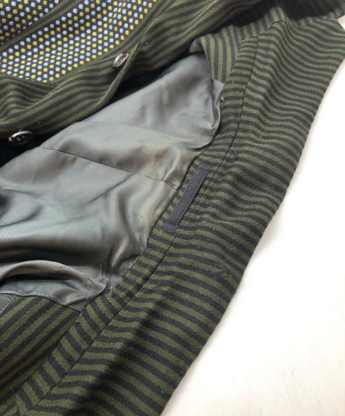 COMME des GARCONS HOMME PLUS（コムデギャルソンオムプリュス）COMME des GARCONS HOMME PLUS (コムデギャルソンオムプリュス) パネルテーラードジャケット グリーン サイズ:SIZE Mの古着・服飾アイテム