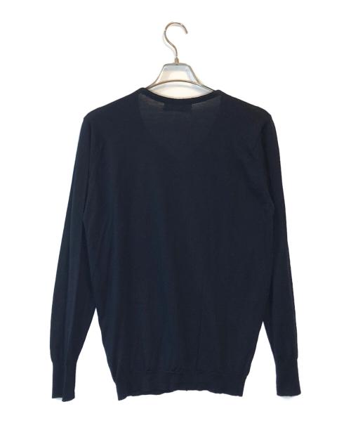 JOHN SMEDLEY（ジョンスメドレー）JOHN SMEDLEY (ジョンスメドレー) ジップアップカーデイガン ネイビー サイズ:Mの古着・服飾アイテム